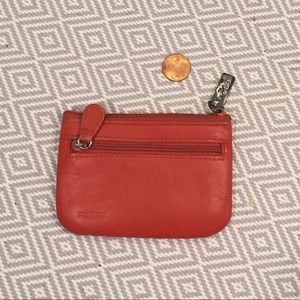 Pumpkin Colored Coin Purse